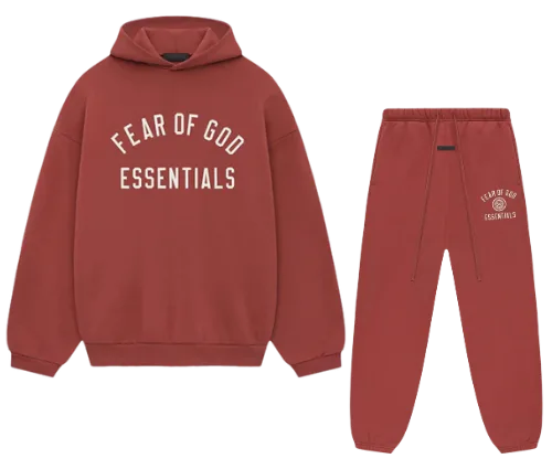 Fear of God Essentials FW24 Full Set Crimson