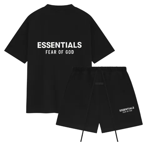 Fear of God Essentials SS25 Summer Set Jet Black