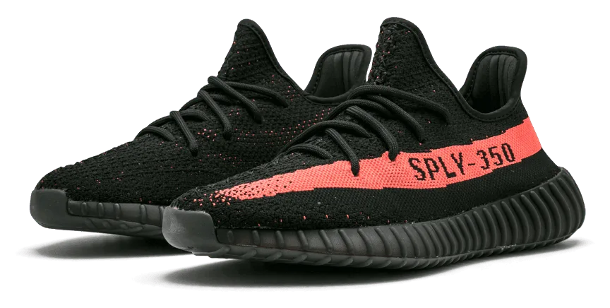 Yeezy Boost 350 V2 Core Black Red, beeld 2 van 4