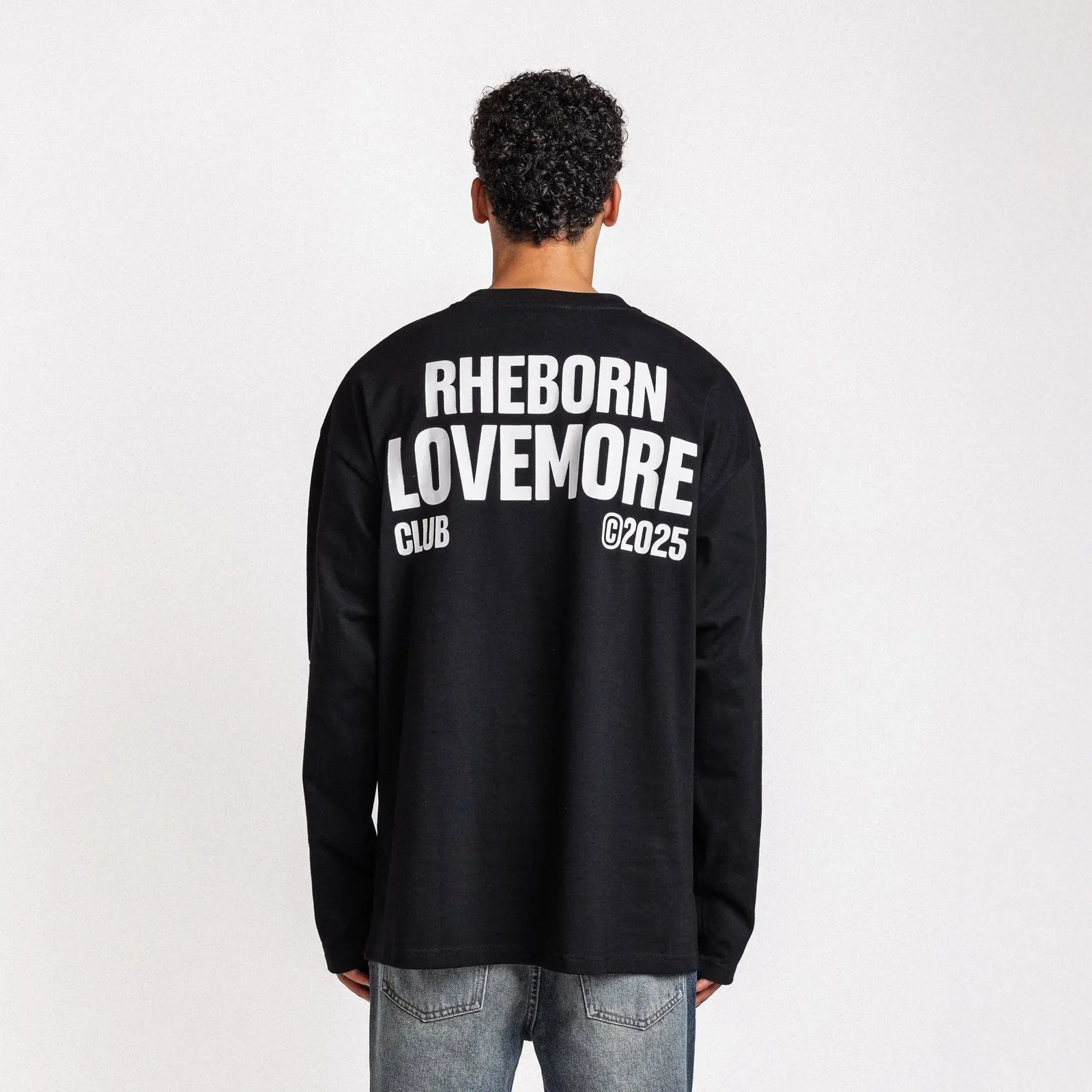 Rheborn Love More Club Longsleeve Black, beeld 3 van 3