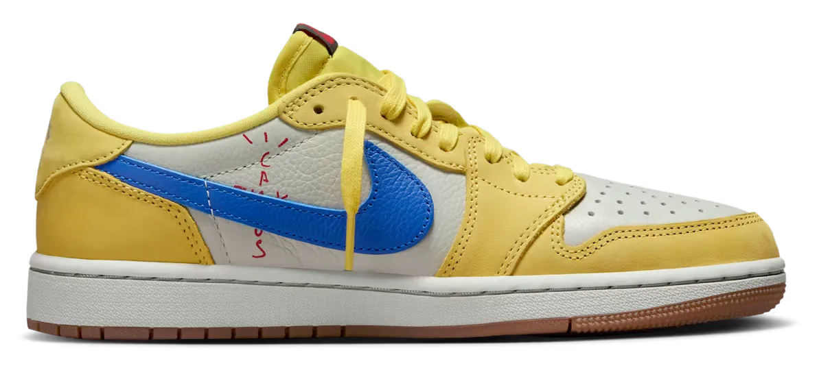 Air Jordan 1 Low OG x Travis Scott Canary, beeld 3 van 6