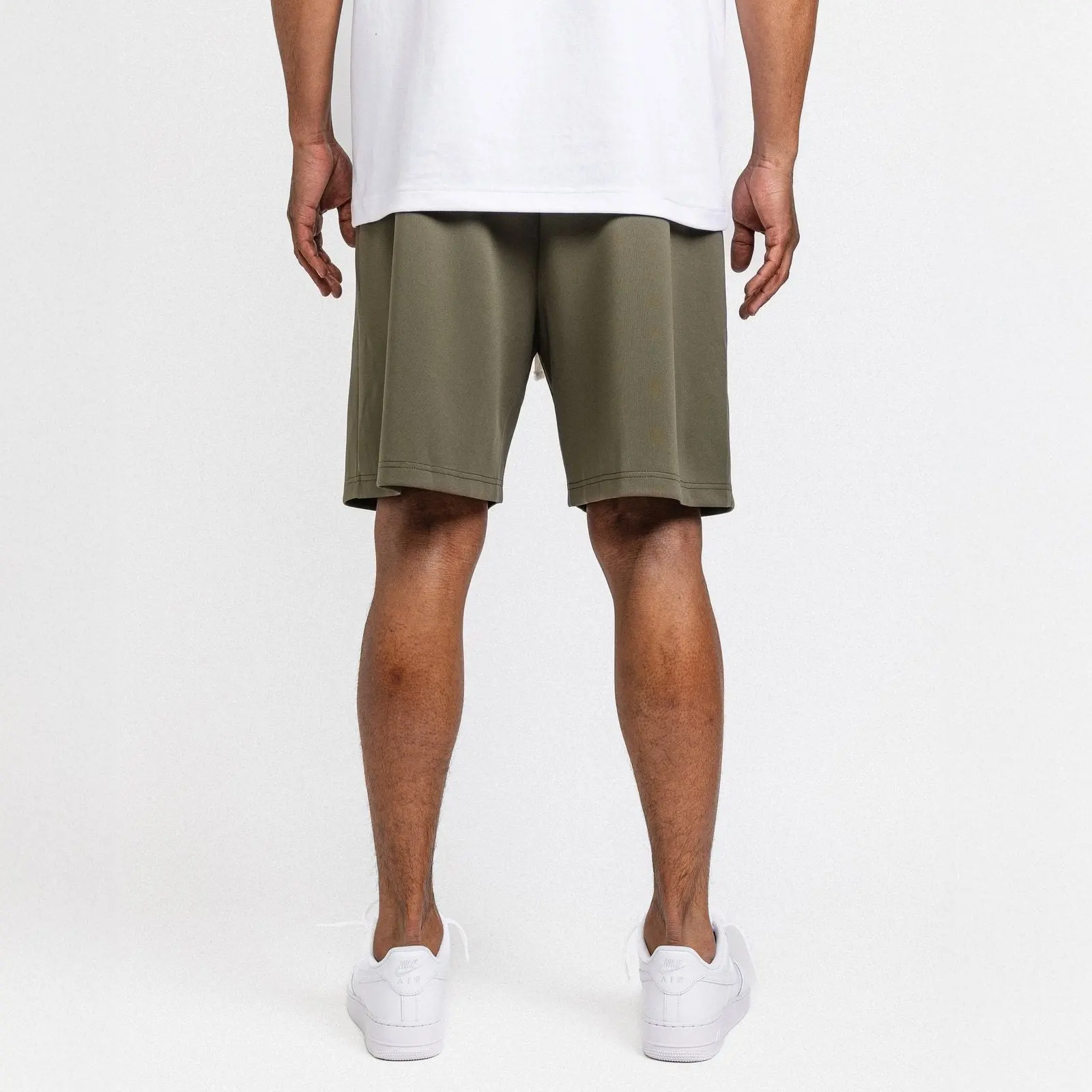 Rheborn Handwritten Logo Short Army Green, beeld 3 van 3