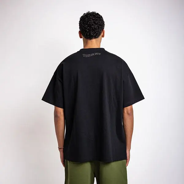 Rheborn Love More Tee Black, beeld 4 van 4
