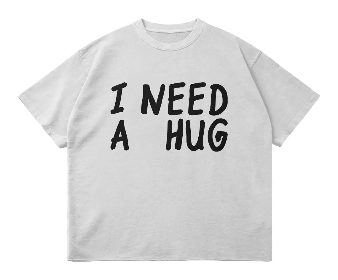 Rheborn I Need a Hug Tee White, beeld 4 van 4