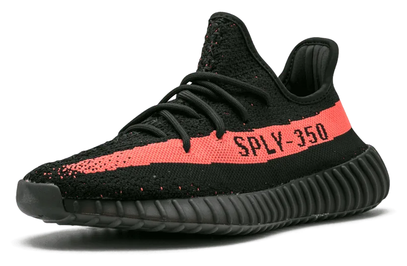 Yeezy Boost 350 V2 Core Black Red, beeld 4 van 4